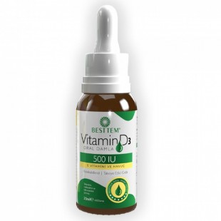 Besttem Vitamin D3 Oral Damla 20ml Besttem Vitamin D3 Oral Damla 20ml