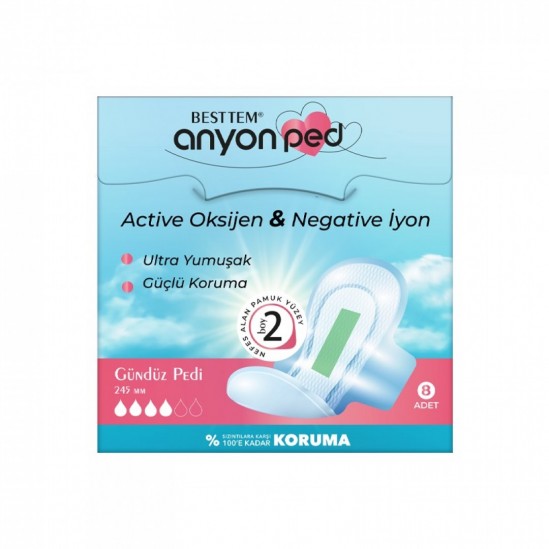 Besttem Anyon Ped (Gündüz) 8 Adet